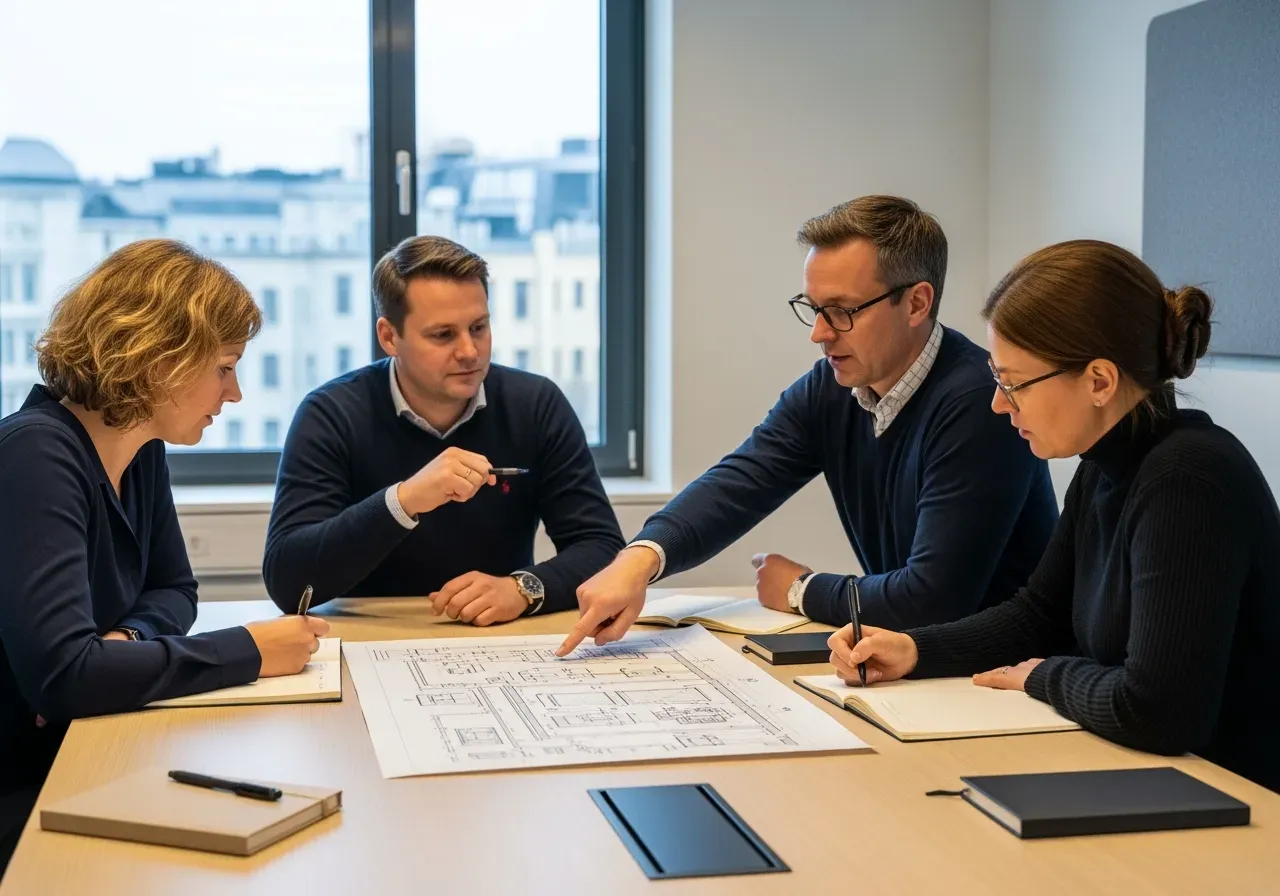 Affärsmöte och företagsfinansiering, representativ bild