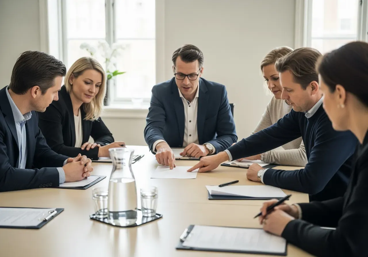 Företagare som planerar finansiering